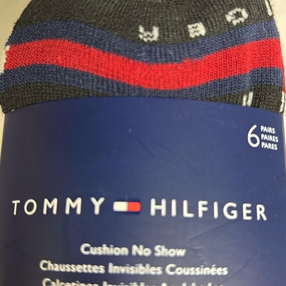 New Tommy Hilfiger Socks Women’s 6 Pair Black Cushion No Show Socks Activewear - Picture 6 of 12
